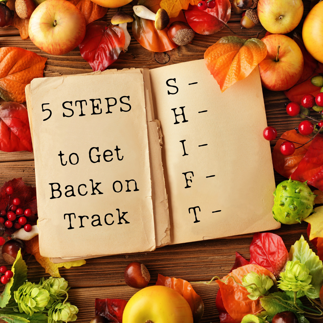 Read more about the article Episode 61: 5 Steps to Getting Back on Track Fast